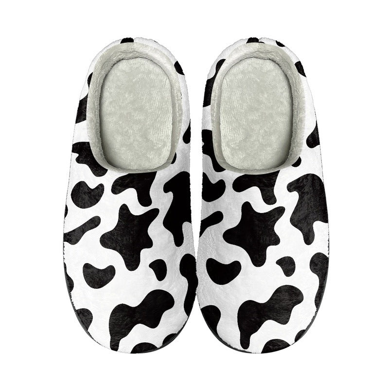 Wholesale Leopard Print Cow Zebra Pattern Cotton Slippers